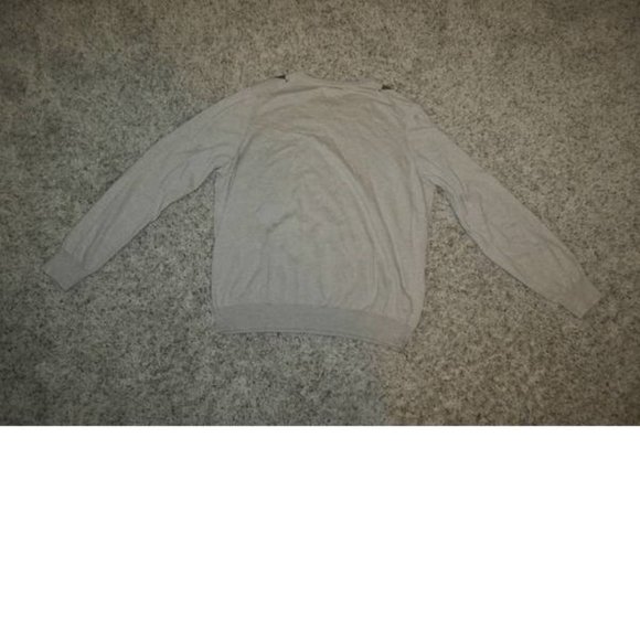 Mens Sweater Croft & Barrow X-Large Beige Argyle V-Neck Long Sleeve - Picture 3 of 3